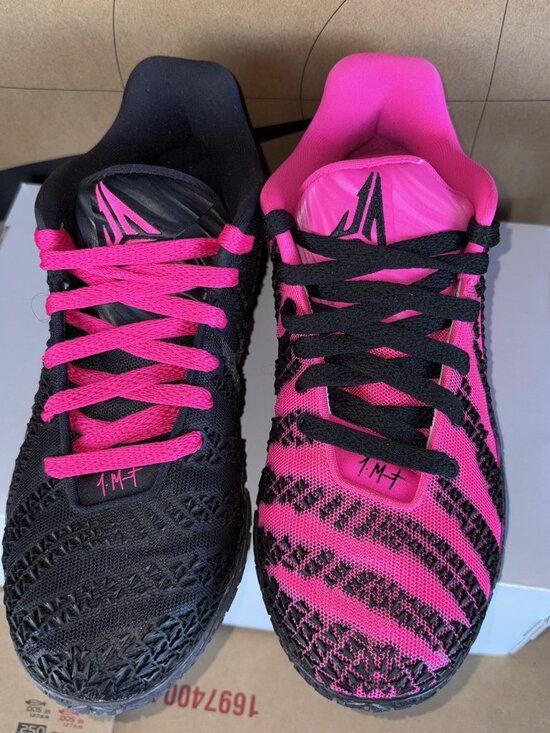 NEW Nike By You Ja 3 Mismatch Pink Black Jewel IO7565-900 Men Sz 7.5, Women’s 9 main image 6